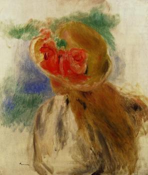 皮埃爾 奧古斯特 雷諾阿 Young Girl in a Flowered Hat 皮埃爾 奧古斯特 雷諾阿 Young Girl in a Flowered Hat